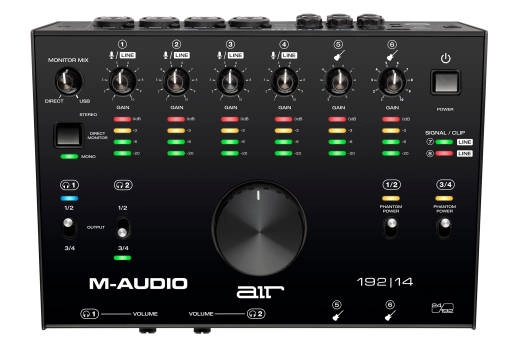 Interface audio USB AIR 192|14  8 entres et 4 sorties, 24/192