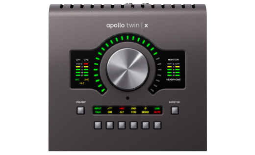 Apollo Twin X Thunderbolt 3 Audio Interface w/UAD-2 DUO Core Processing