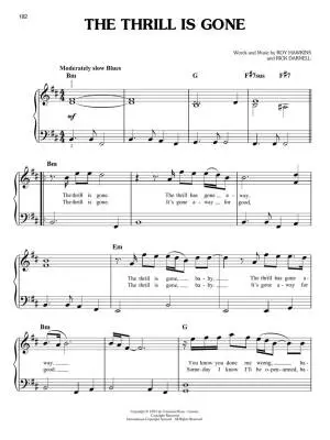 First 50 Blues Songs You Should Play on the Piano - Easy Piano - Book