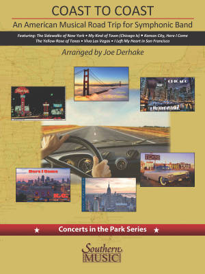 Coast to Coast: An American Musical Road Trip - Derhake - Concert Band - Gr. 3.5