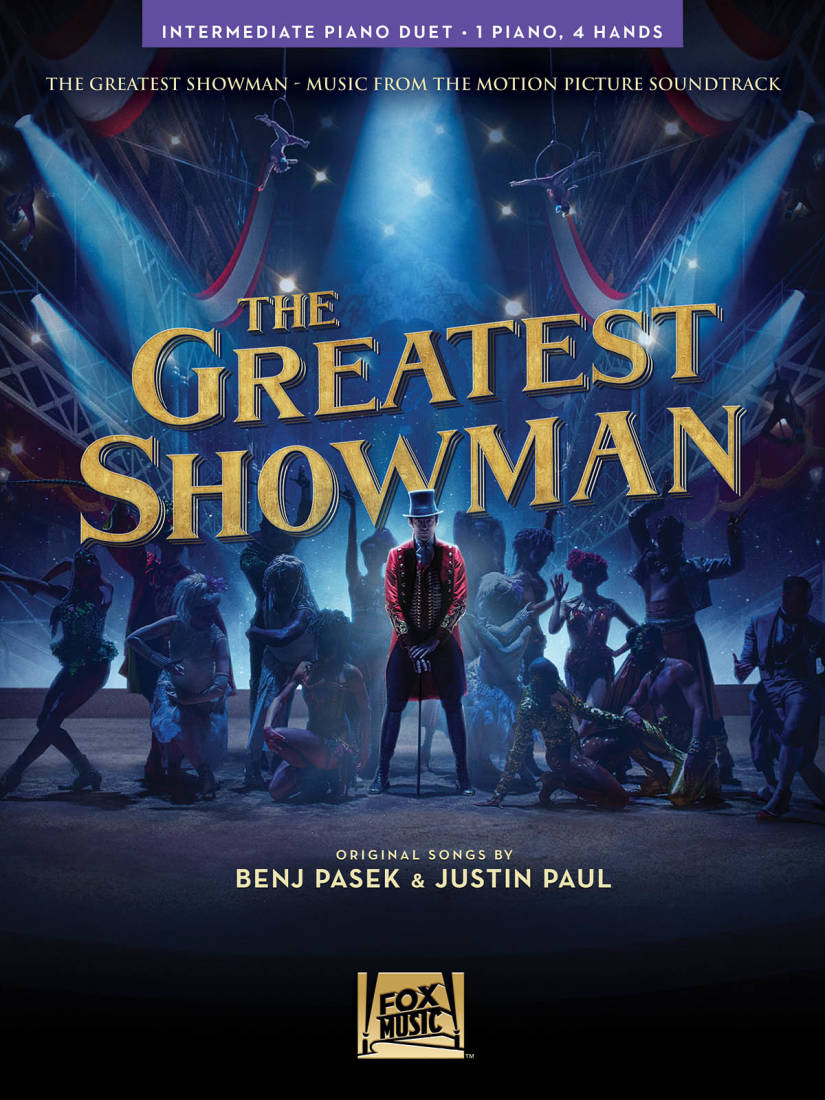 The Greatest Showman - Pasek/Paul/Pearl - Piano Duet (1 Piano, 4 Hands) - Book