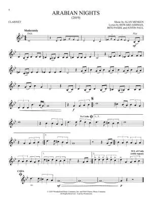 Aladdin: Instrumental Play-Along - Menken - Clarinet - Book/Audio Online