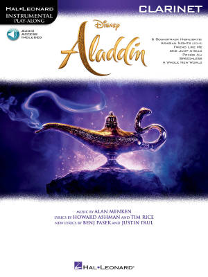 Aladdin: Instrumental Play-Along - Menken - Clarinet - Book/Audio Online