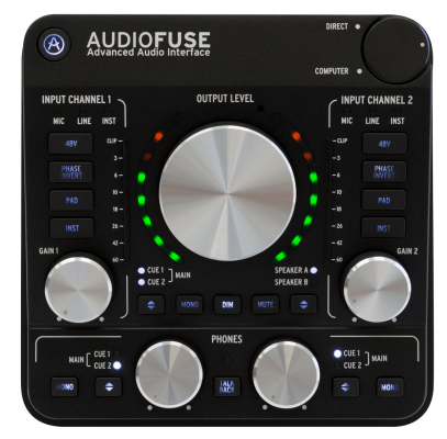 AudioFuse Rev2 Audio Interface - Black