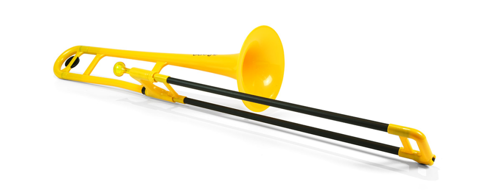 Plastic Trombone - Yellow