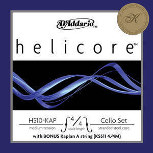Helicore Cello Strings with Bonus Single Kaplan Strings