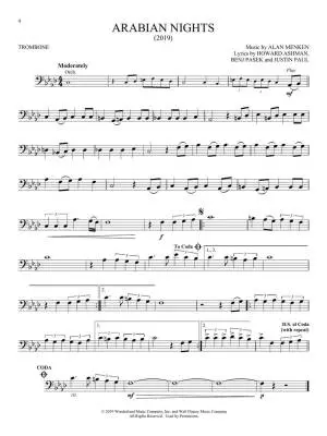Aladdin: Instrumental Play-Along - Menken - Trombone - Book/Audio Online
