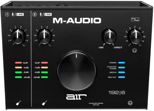 M-Audio - AIR 192|6 2-In/2-Out 24/192 USB Audio/MIDI Interface