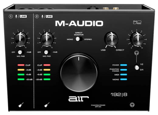 M-Audio - AIR 192|8 2-In/4-Out 24/192 Audio MIDI Interface