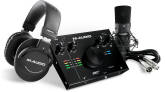 M-Audio - AIR 192|4 Vocal Studio Pro Kit with USB Interface, NOVA Black Microphone and HDH40 Headphones