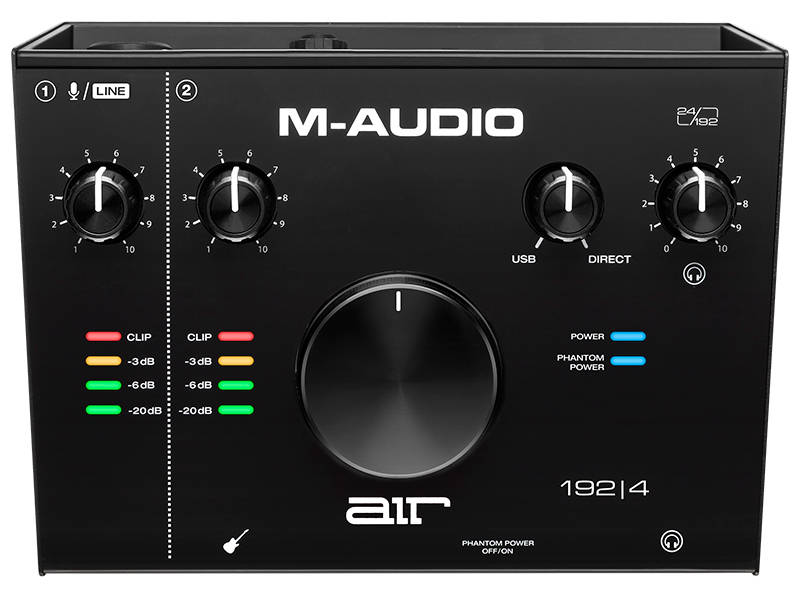 M-Audio AIR 192|4 Vocal Studio Pro Kit With USB Interface, NOVA Black ...