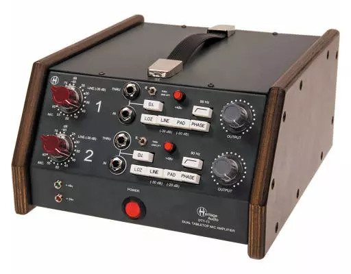 DTT73 Dual Tabletop Mic Preamp