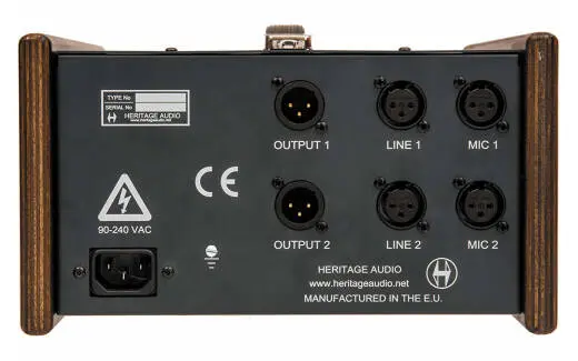 DTT73 Dual Tabletop Mic Preamp