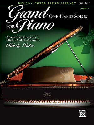 Alfred Publishing - Grand One-Hand Solos for Piano, Book 2, Elementary - Bober - Book