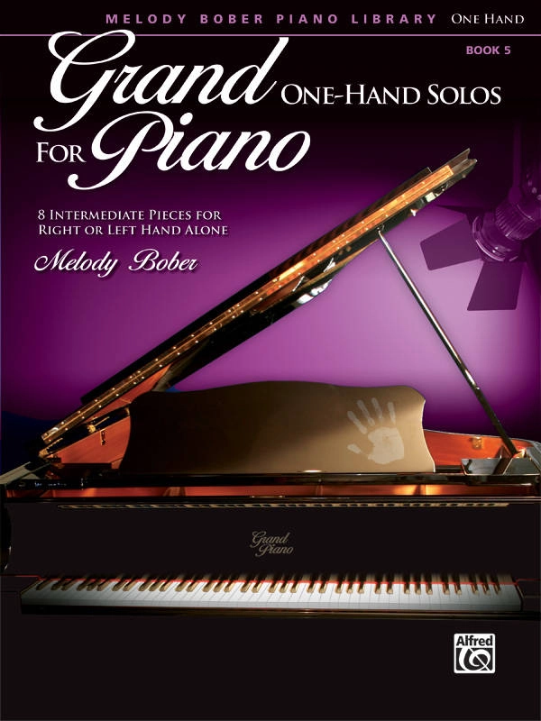 Grand One-Hand Solos for Piano, Book 5, Intermediate - Bober - Book