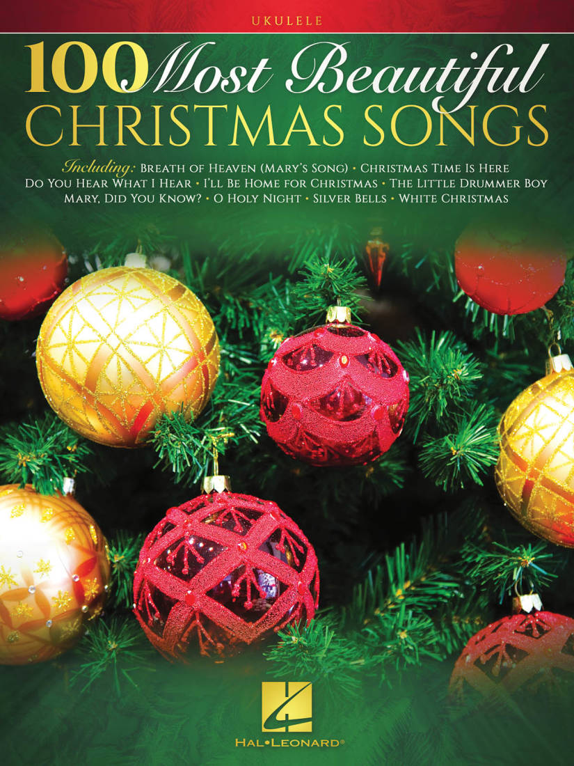 100 Most Beautiful Christmas Songs - Ukulele - Book