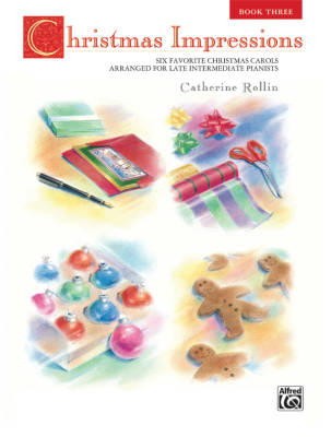Christmas Impressions, Book 3, Late Intermediate - Rollin - Piano - Book