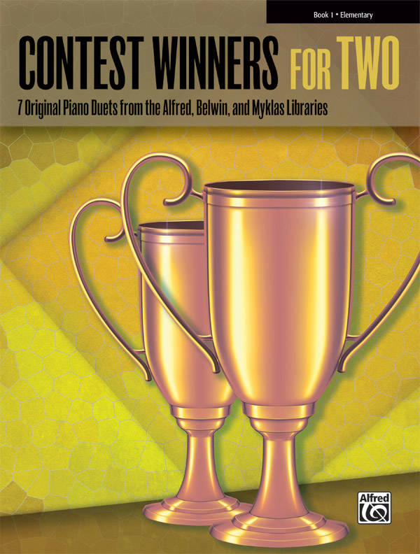 Contest Winners for Two, Book 1, Elementary - Piano Duet (1 Piano, 4 Hands) - Book