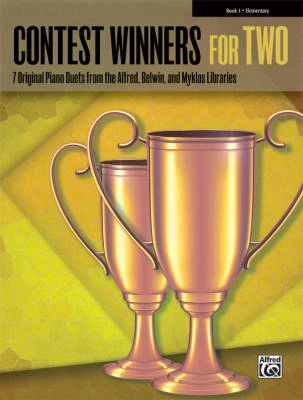 Contest Winners for Two, Book 1, Elementary - Piano Duet (1 Piano, 4 Hands) - Book