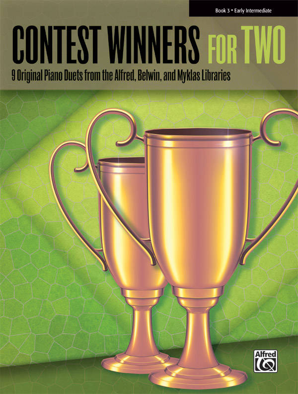 Contest Winners for Two, Book 3, Early Intermediate - Piano Duet (1 Piano, 4 Hands) - Book