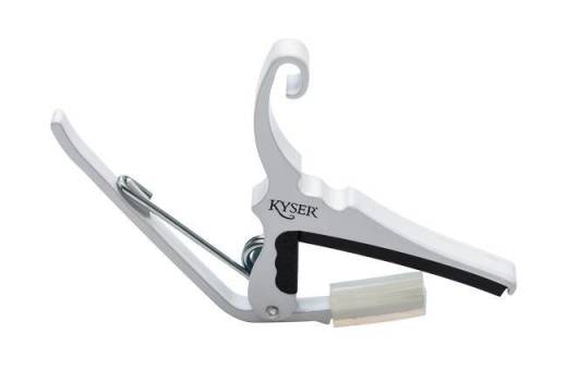 Kyser - Quick-Change Capo for 6-String Acoustic Guitar - Pure White