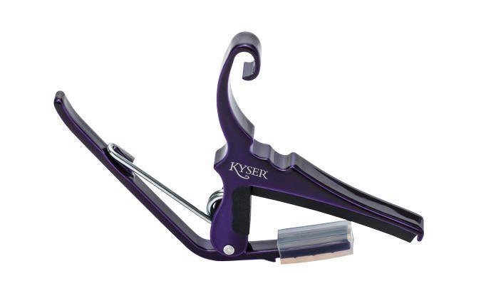 Quick-Change Capo for 6-String Acoustic Guitar - Deep Purple