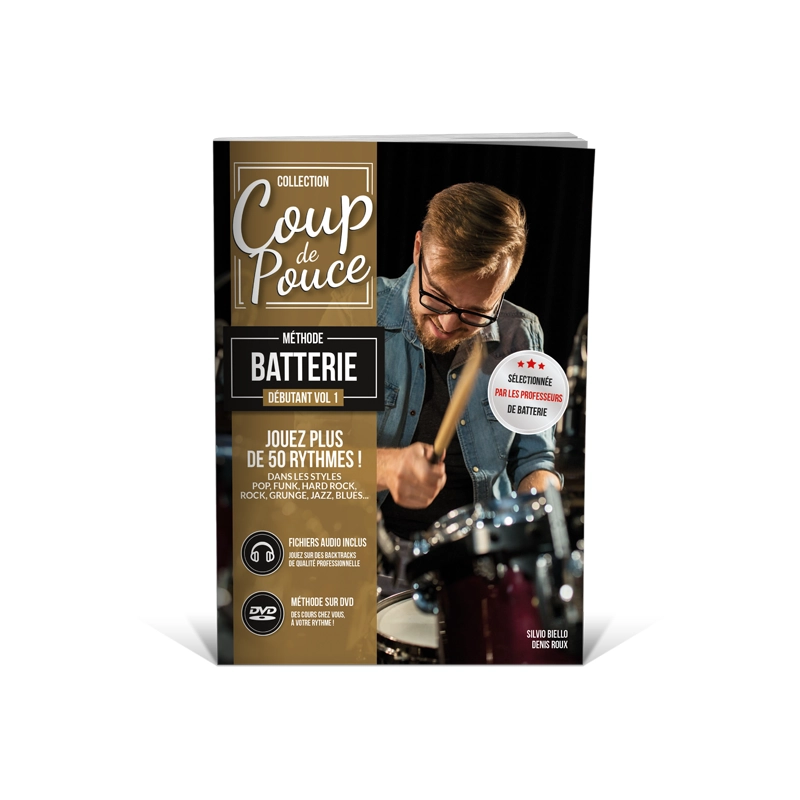 Methode Batterie, Debutant Vol 1 - Drum Set - Book/DVD