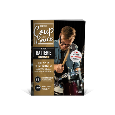 Editions Coup de Pouce - Methode Batterie, Debutant Vol 1 - Drum Set - Book/DVD