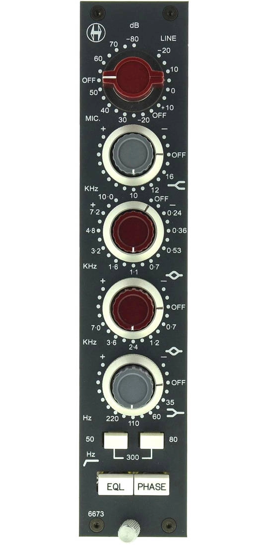 6673 80 Series Mic Preamp/EQ Module