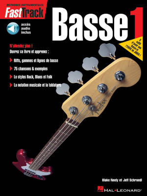 Hal Leonard - Fastrack Bass Method, Book 1 (French Edition) - Neely/Schroedl - Book/Audio Online