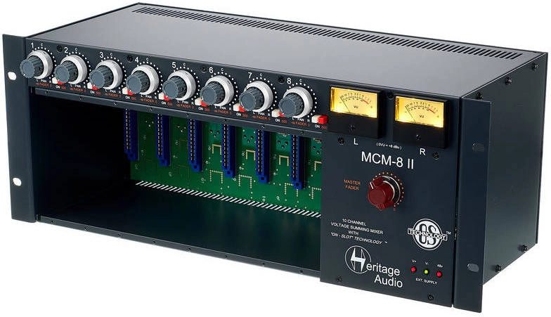 MCM-8 II 8-Slot Rack with Mixer On Slot Technology