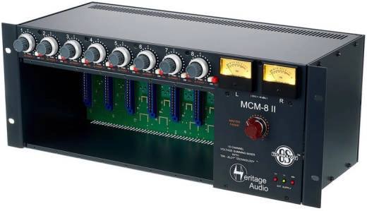 MCM-8 II 8-Slot Rack with Mixer On Slot Technology