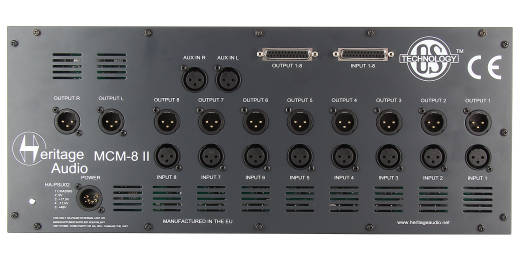 MCM-8 II 8-Slot Rack with Mixer On Slot Technology
