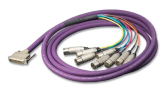 Switchcraft - DB25 Male to 8XLR Male Breakout Cable - 10/3m
