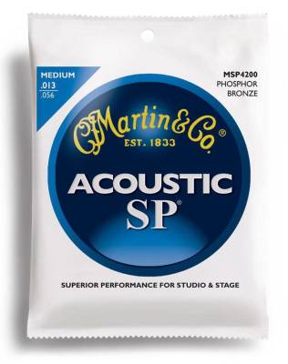 Martin Guitars - SP Phosphor Bronze 13-56 Medium Acoustic Strings