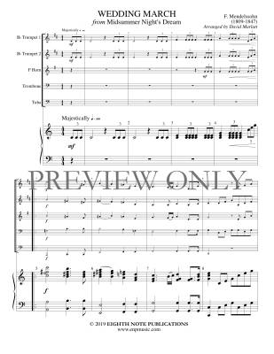 Wedding March from Midsummer Night\'s Dream - Mendelssohn/Marlatt - Brass Quintet/Organ
