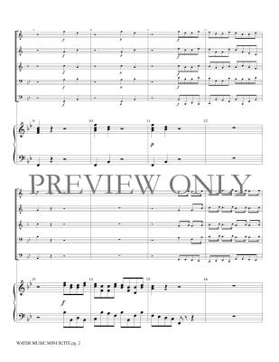 Water Music Mini Suite - Handel/Marlatt - Brass Quintet/Organ