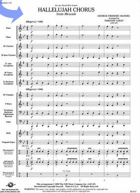 Hallelujah Chorus - Handel/Loest - Concert Band - Gr. 0.5
