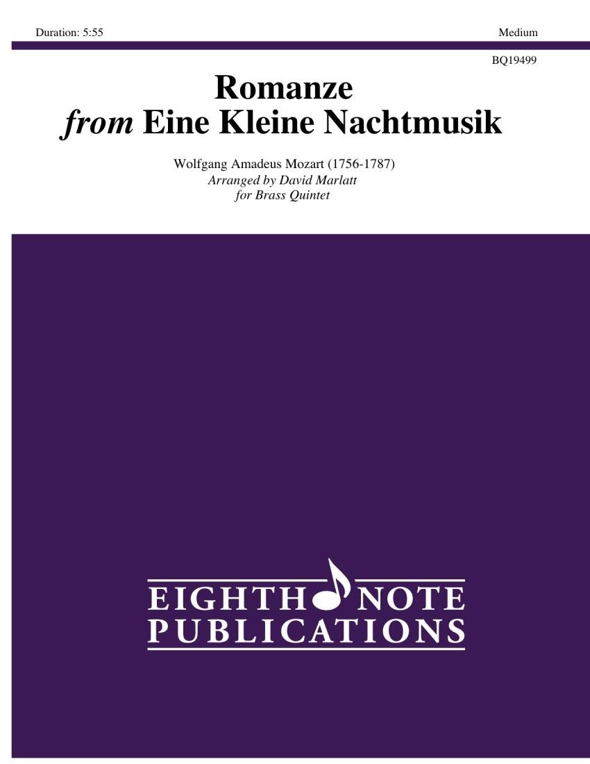 Romanze from Eine Kleine Nachtmusik - Mozart/Marlatt - Brass Quintet