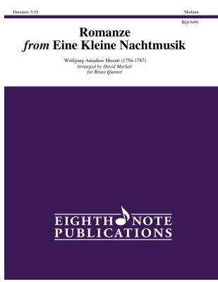 Eighth Note Publications - Romanze from Eine Kleine Nachtmusik - Mozart/Marlatt - Brass Quintet