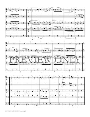 Menuetto from Eine Kleine Nachtmusik - Mozart/Marlatt - Brass Quintet