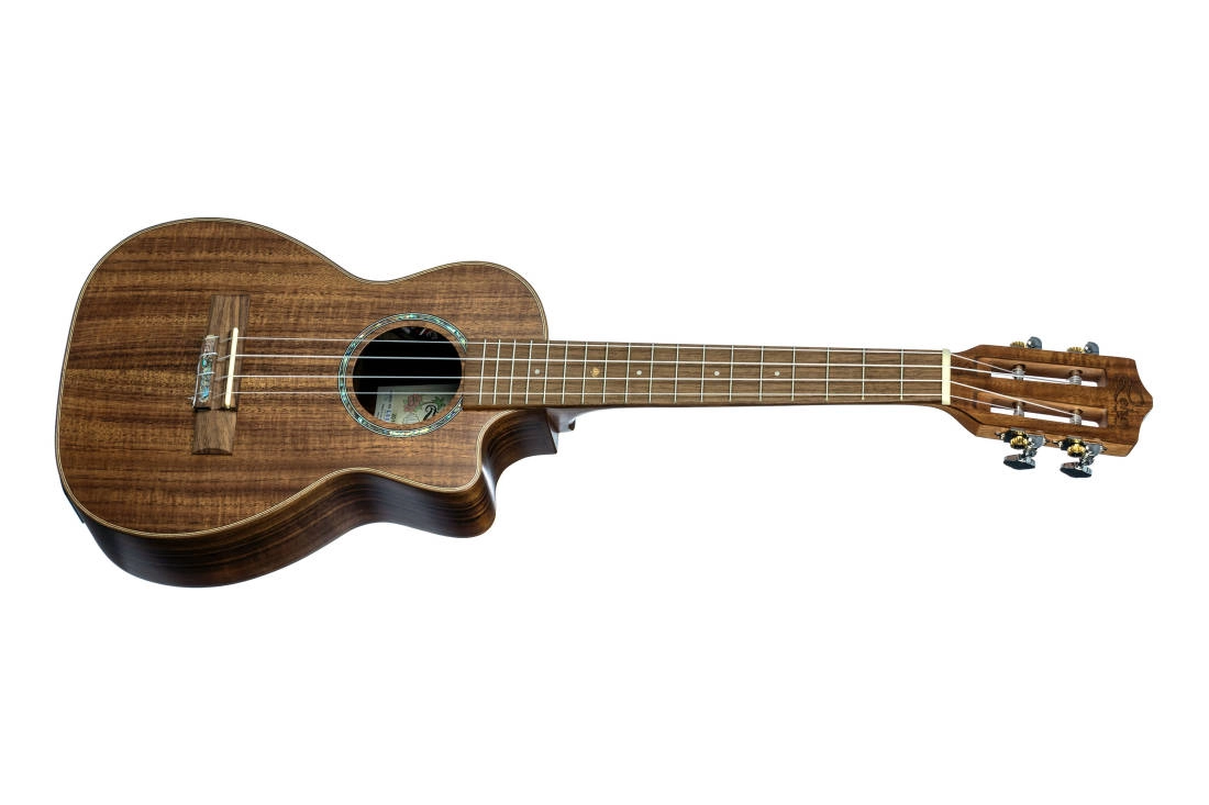 Tenor Ukulele - Solid Acacia w/ Electronics & Cutaway