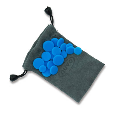 Coloured Key Caps for Nuvo Student Flute/jFlute - Blue