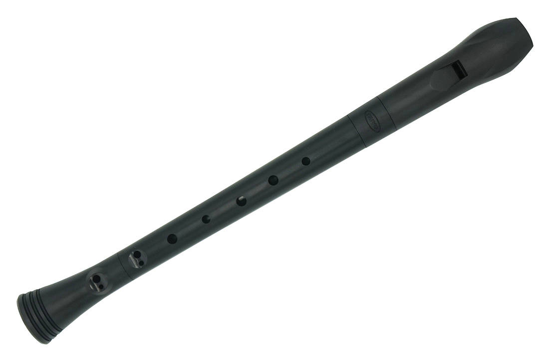 Soprano Recorder with Case - Black