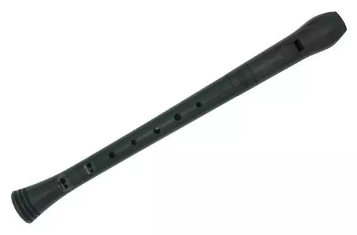 Soprano Recorder with Case - Black