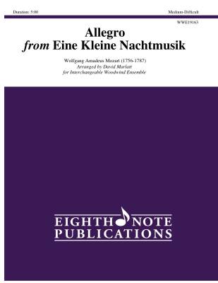 Eighth Note Publications - Allegro from Eine Kleine Nachtmusik - Mozart/Marlatt - Ensemble de bois interchangeables