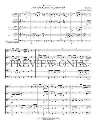 Romanze from Eine Kleine Nachtmusik - Mozart/Marlatt - Interchangeable Woodwind Ensemble