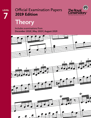 Frederick Harris Music Company - RCM Official Examination Papers: Theory, Level 7 - 2019 Edition - Book