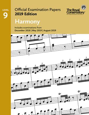RCM Official Examination Papers: Harmony, Level 9 - 2019 Edition - Book
