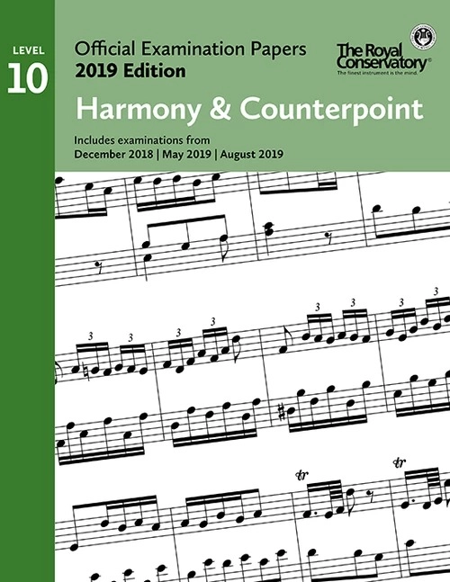 Frederick Harris Music Company - RCM Official Examination Papers: Harmony & Counterpoint, Level 10 - 2019 Edition - Book